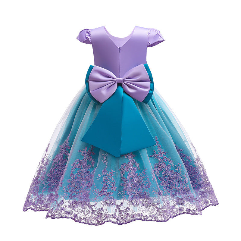 Vêtements pour enfants Robe de princesse pour filles Princesse sirène