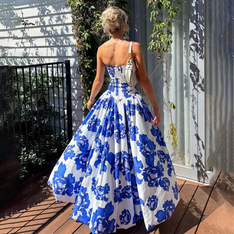 Casual Tube Top Maxi Dress