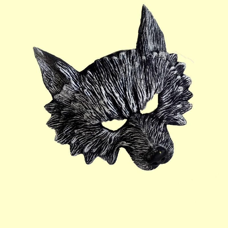 Masque de loup en mousse PU pour Halloween