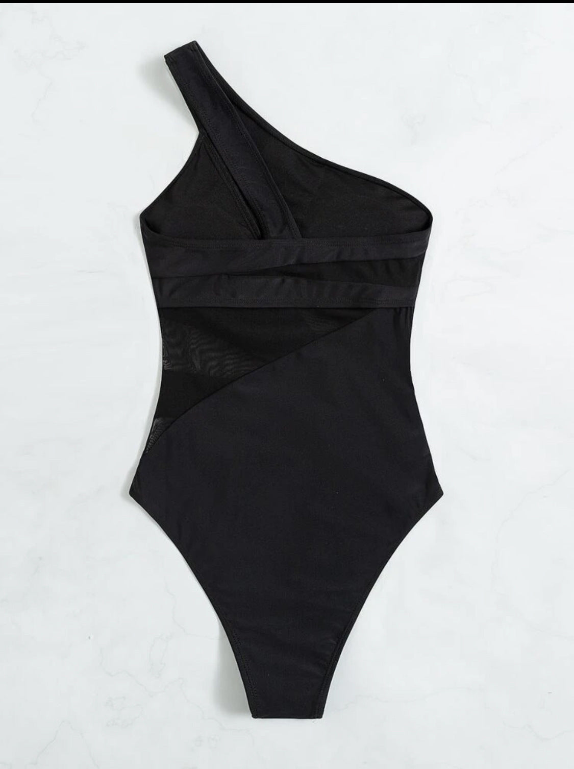 Traje de baño de mujer sexy de color sólido traje de baño de una pieza bikini