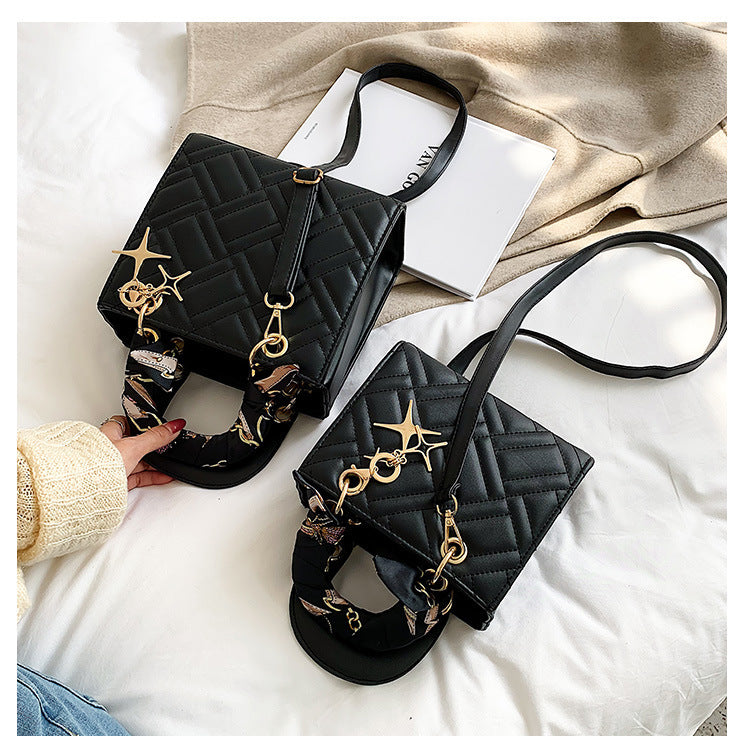 Women's Bags New Women's Shoulder Bag Pendant All-matching Diamond Small Bag Women's
