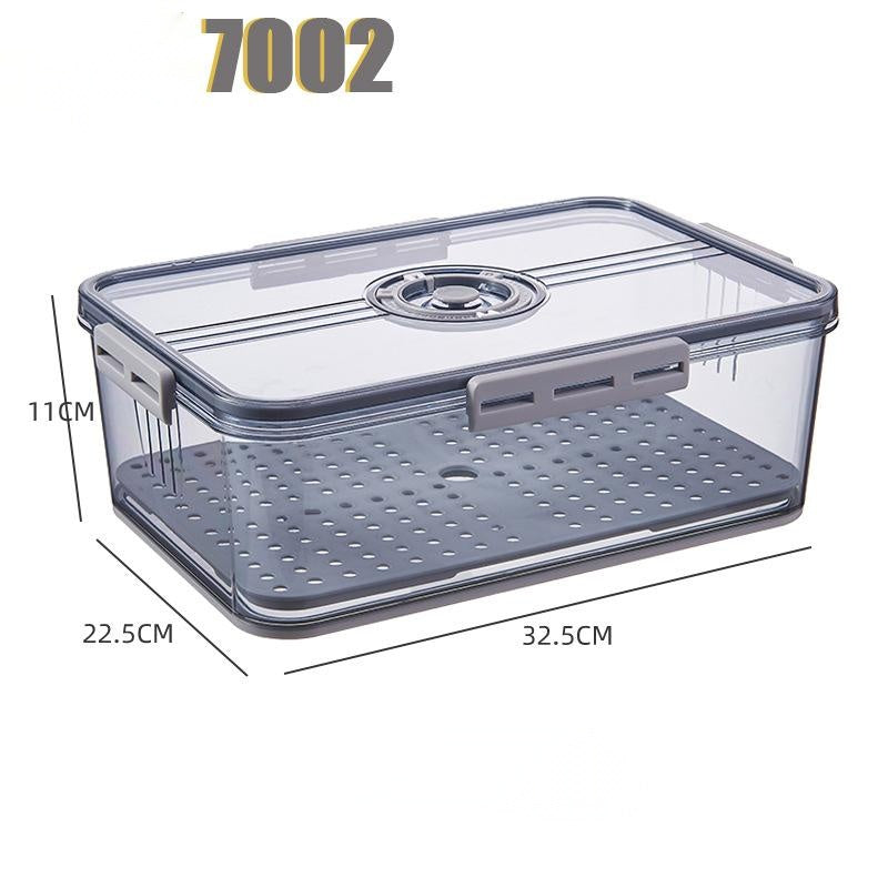 Caja de almacenamiento para refrigerador Caja de almacenamiento de plástico PET transparente de grado alimenticio