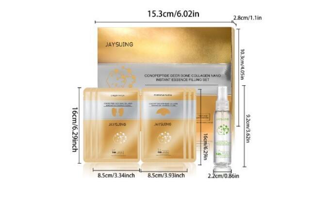 Coffret sérum au collagène de cerf et aux peptides de coquille de cône