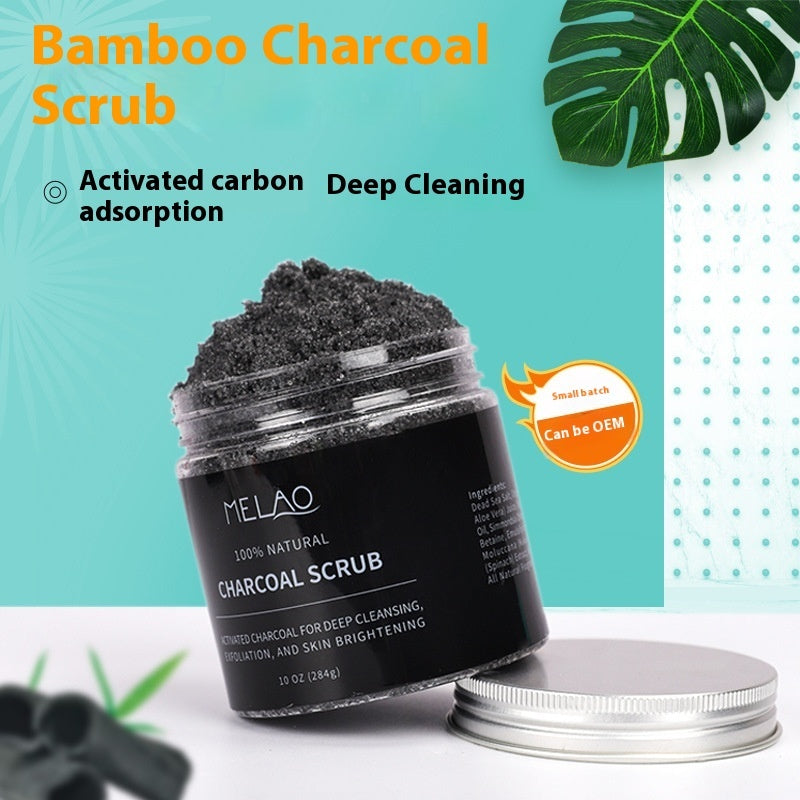 Exfoliante facial de carbón de bambú Pure White Body