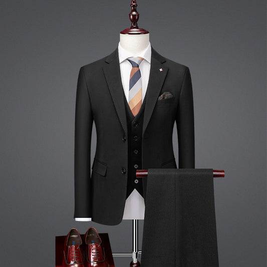 Beau costume slim fit de style britannique pour le travail, tenue formelle