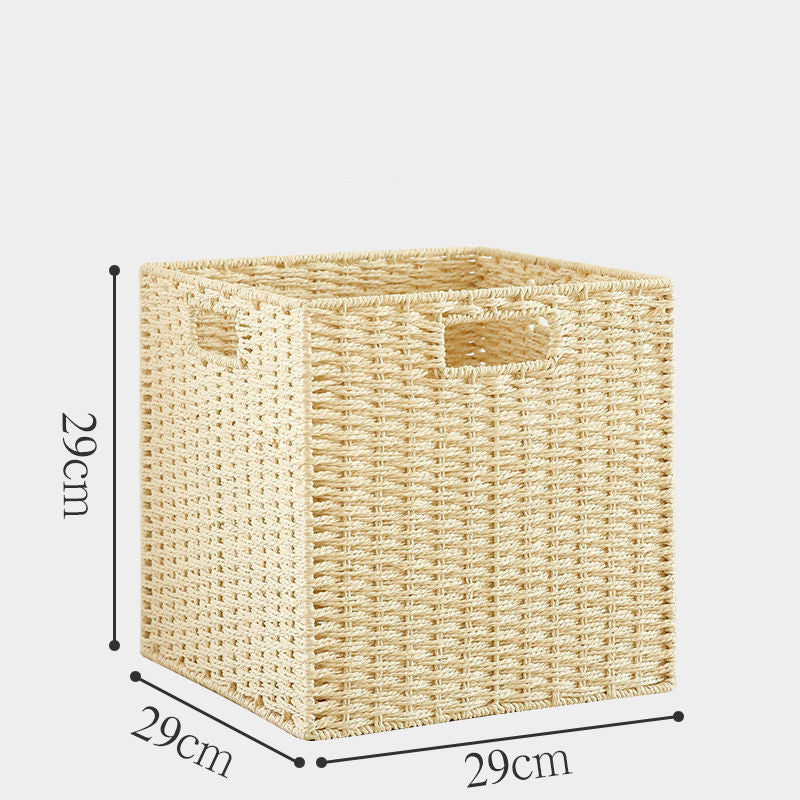 Caja de almacenamiento de paja para el hogar