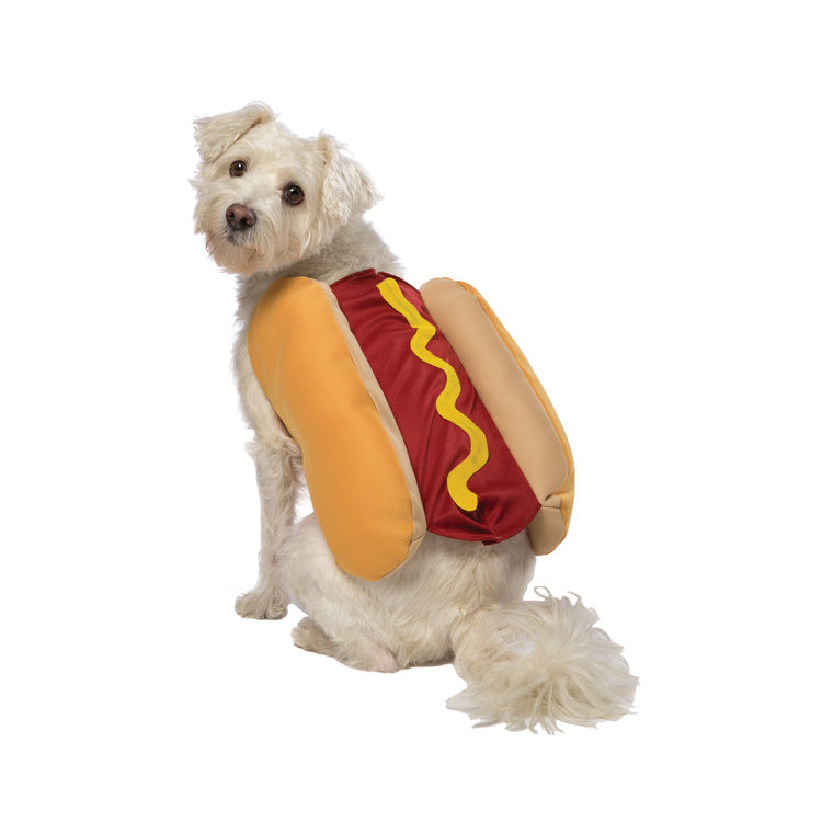 Disfraces divertidos de Halloween para perros, ropa para cachorros, ropa para mascotas, diseño de perritos calientes, ropa para perros, ropa para mascotas, disfraces para gatos, traje de fiesta