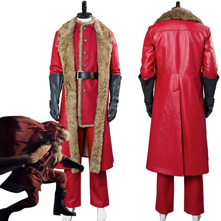 Costume de performance du Père Noël de l'équipe d'urgence