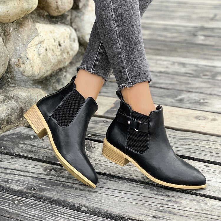 Botas de tacón alto de moda para mujer en tallas grandes