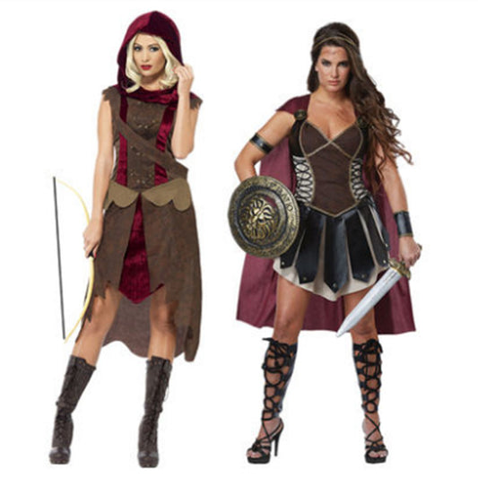 Costume d'Halloween pour plusieurs adultes, hommes et femmes, costume de scène