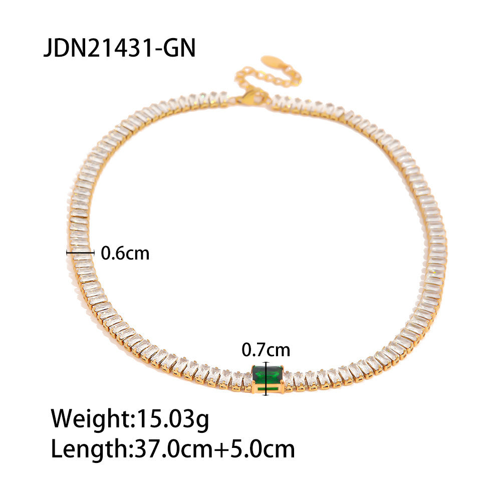 Pulsera versátil de acero y titanio para mujer
