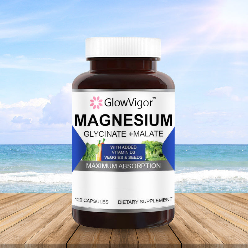 Glycinate et malate de magnésium GlowVigor