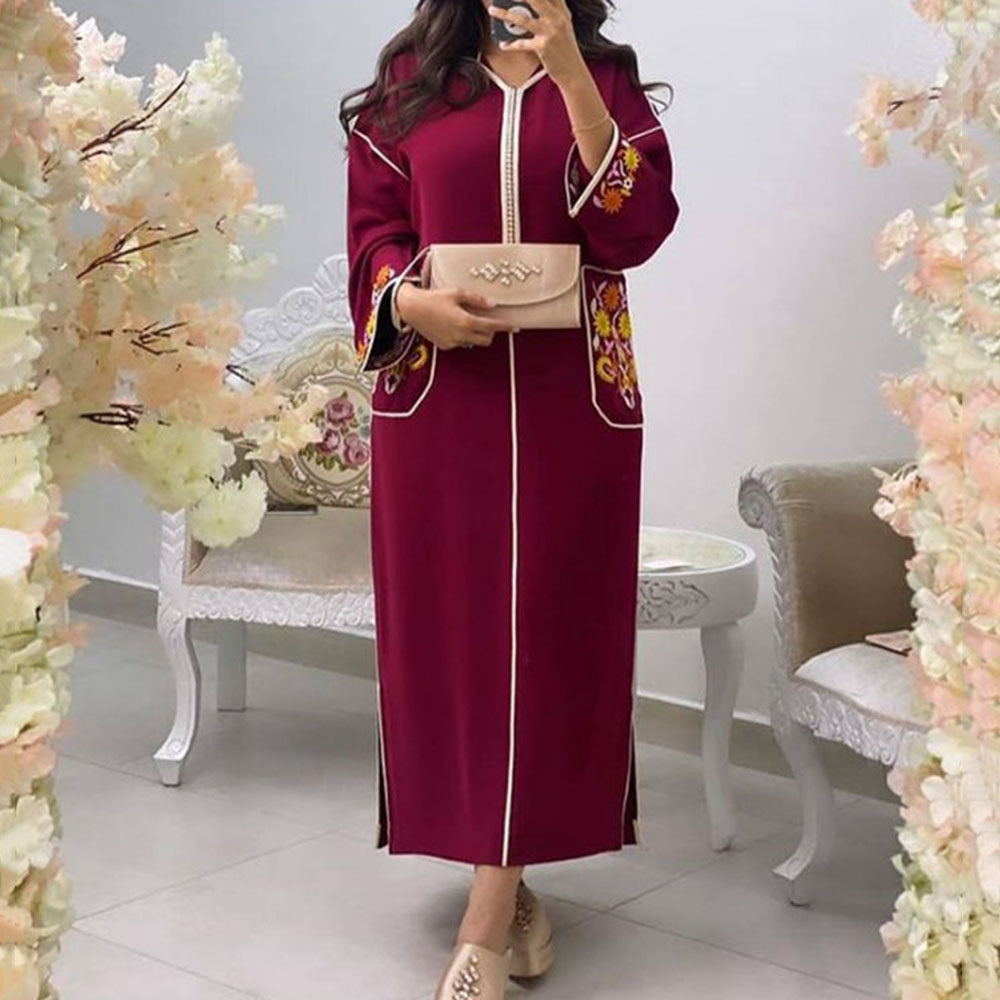 Robe musulmane Dubaï Hijab longue pour femmes, à capuche, élégante et tendance