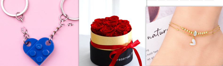 Rosas eternas en caja, rosas reales preservadas con juego de caja, regalo de San Valentín, flores artificiales románticas