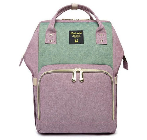 Bolsa de momia multifunción de gran capacidad, paquete materno-infantil, bolso para mujeres embarazadas, mochila para madres
