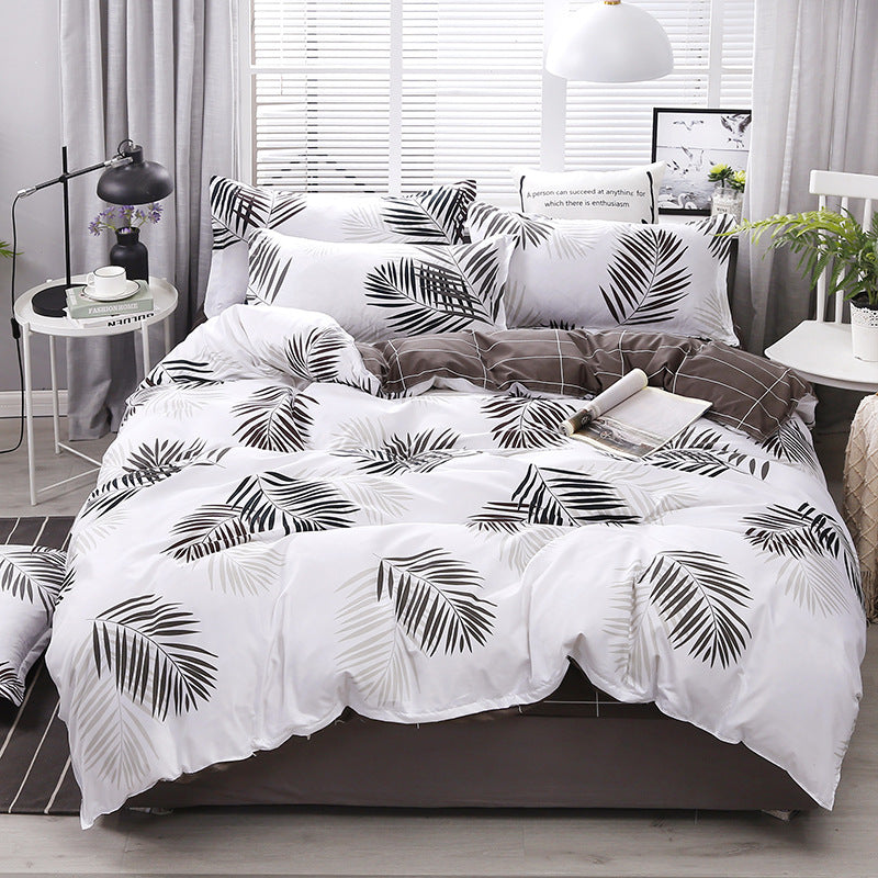 Ropa de cama Juego de cuatro piezas Sábana Funda de edredón