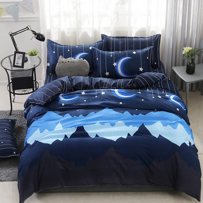 Ropa de cama Juego de cuatro piezas Sábana Funda de edredón