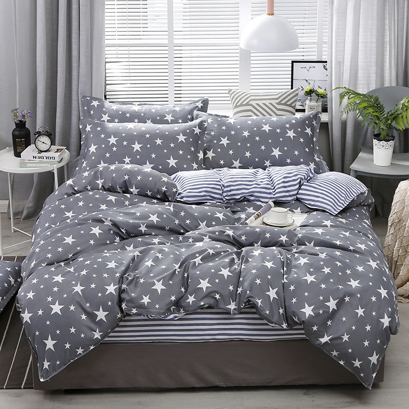 Ropa de cama Juego de cuatro piezas Sábana Funda de edredón