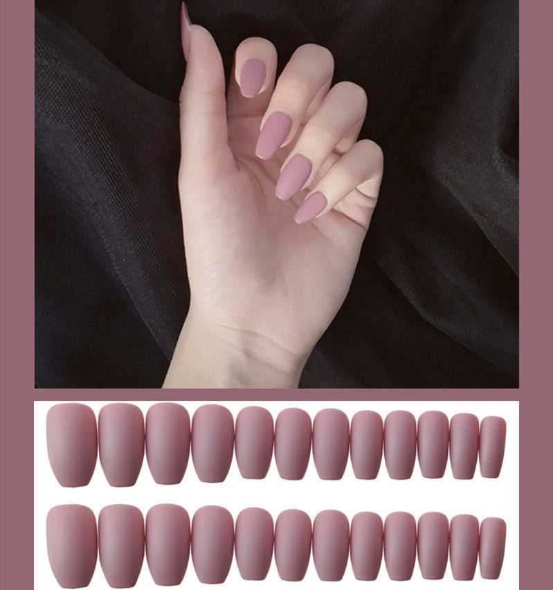 Uñas de ballet esmeriladas