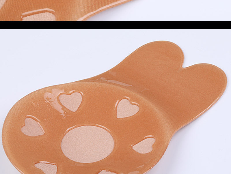 Breathable Bunny Ears Breast Lift Sticker, Invisible Bunny Breast Lift Sticker