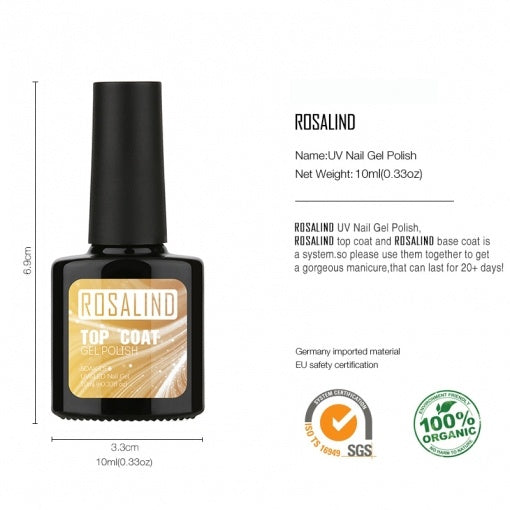Le vernis à ongles gel imprègne les surfaces ternes de façon permanente