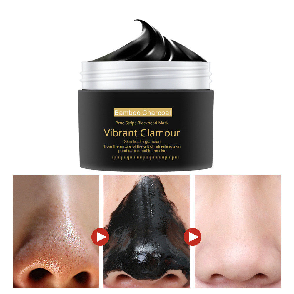 Mascarilla para el cuidado de la piel con carbón de bambú