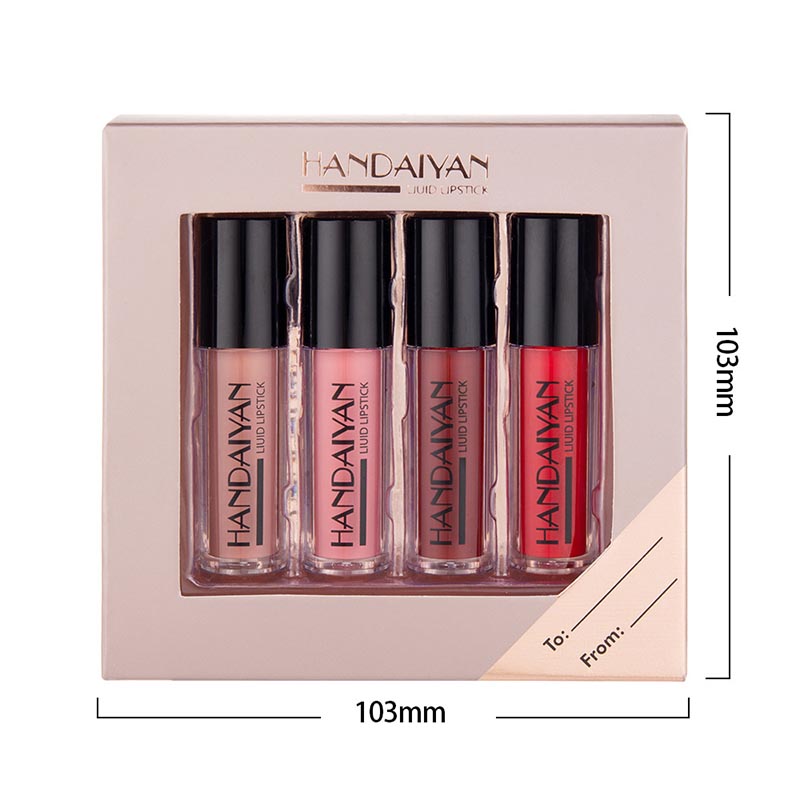 Coffret de brillants à lèvres mats HANDAIYAN