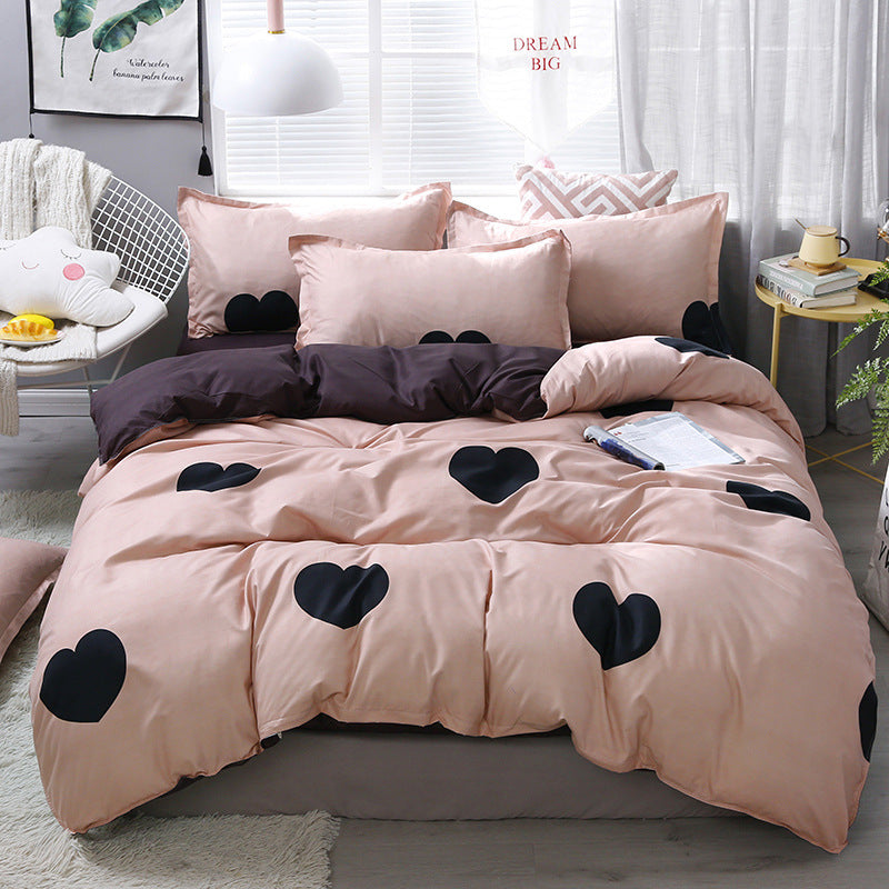 Ropa de cama Juego de cuatro piezas Sábana Funda de edredón