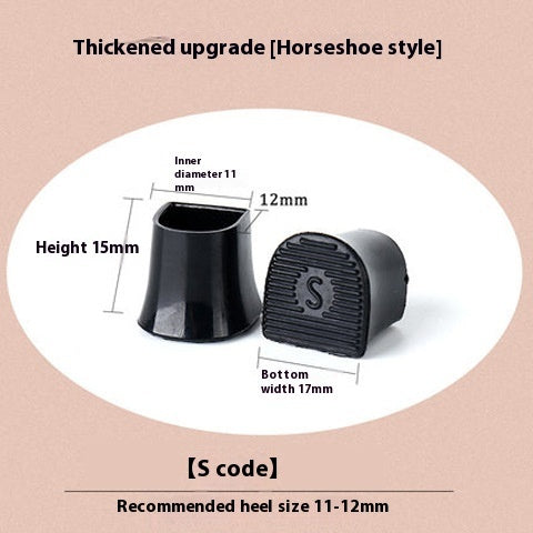 Funda de silicona para el talón con soporte para bolígrafos para zapatos de baile