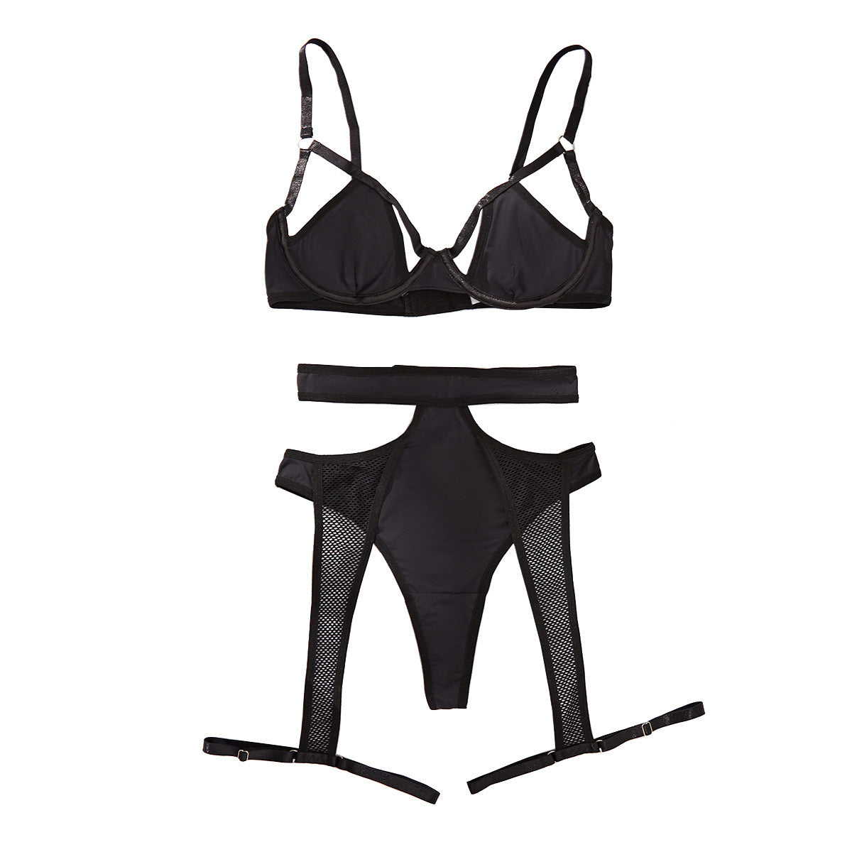 Conjunto de dos piezas de faja moldeadora de piernas y ropa interior