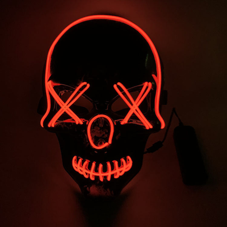 Masque lumineux LED d'Halloween