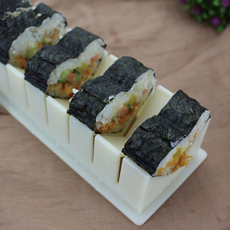 Molde para hacer Sushi con bolas de arroz, juego de herramientas para hacer Sushi de cocina, rollo de Sushi