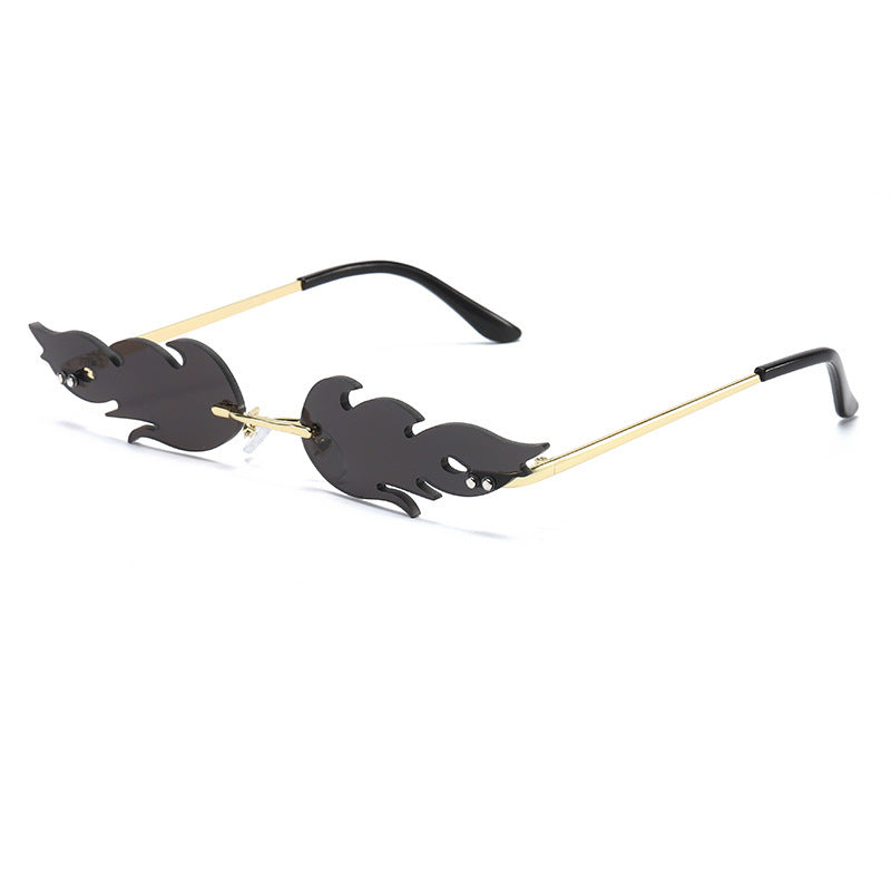 Gafas de sol metálicas de llama