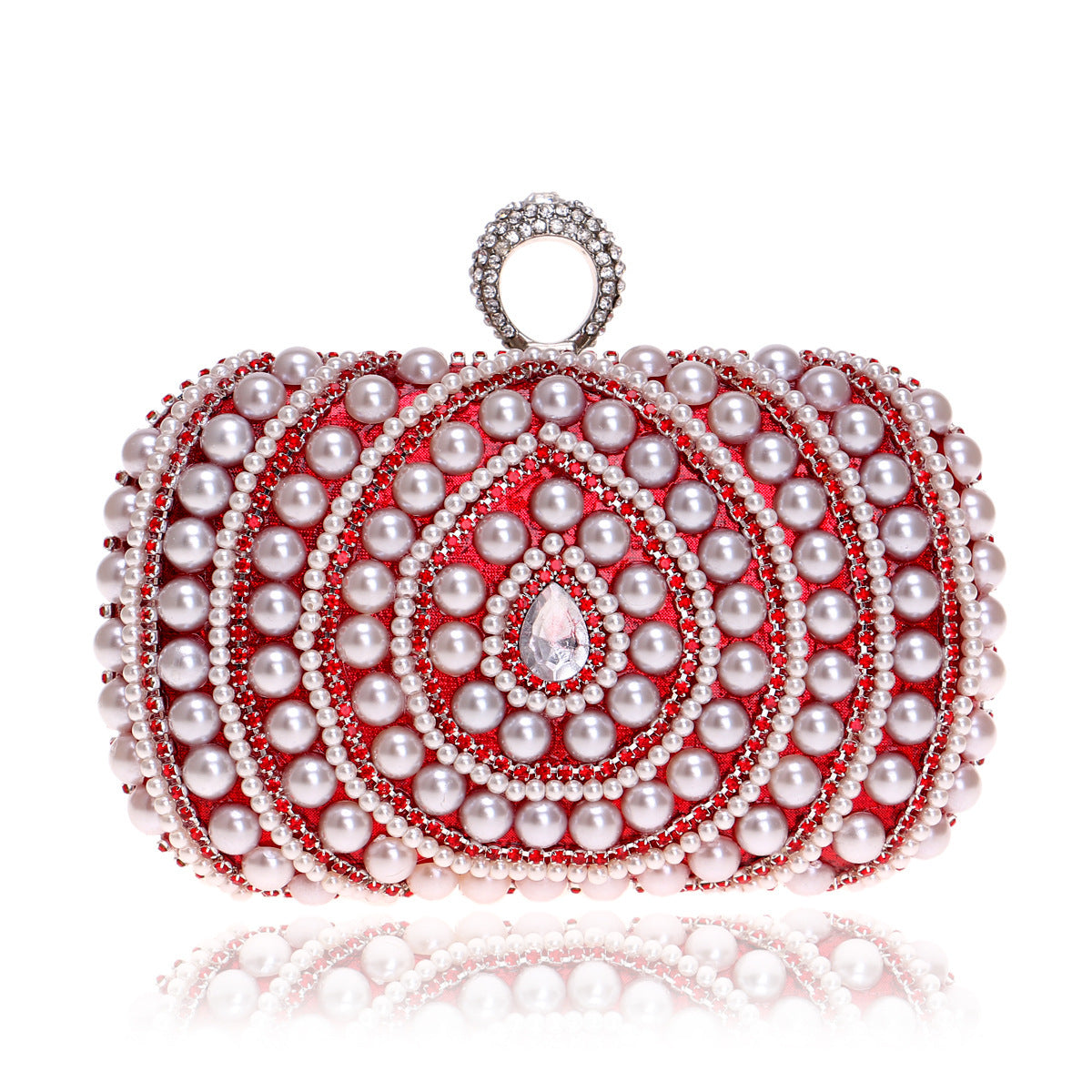 Pochette de banquet en perles