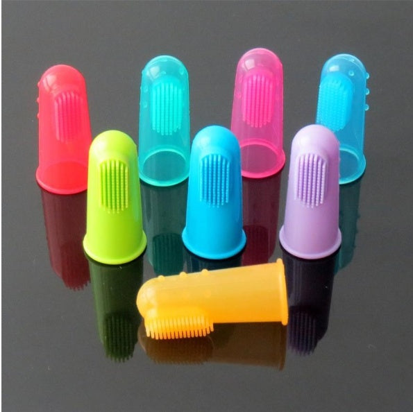Cepillo de dientes de dedo súper suave para mascotas