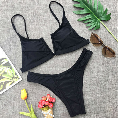 Bikini Traje de baño opcional multicolor sexy