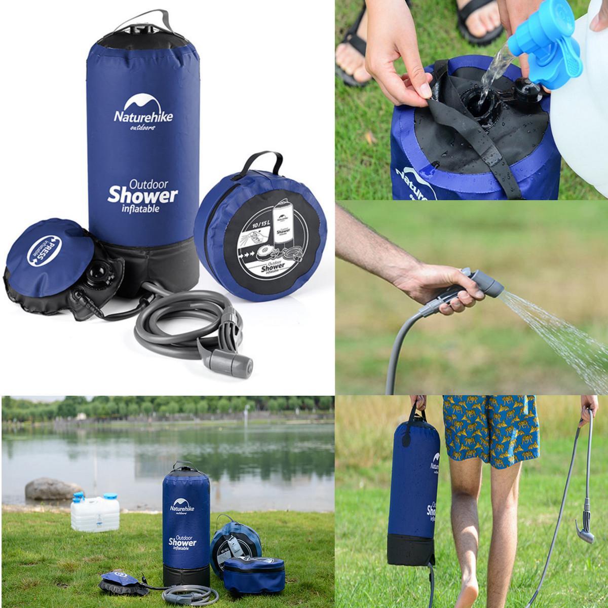 Bolsa de ducha al aire libre Ducha plegable para acampar