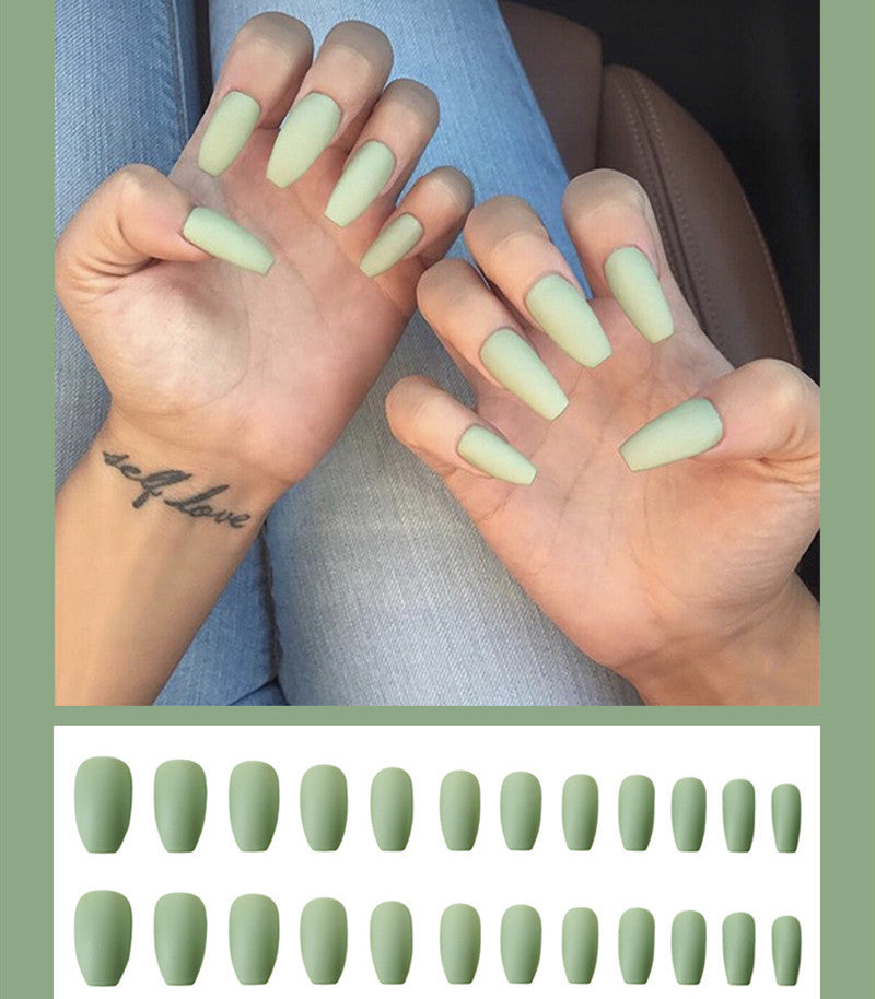 Uñas de ballet esmeriladas
