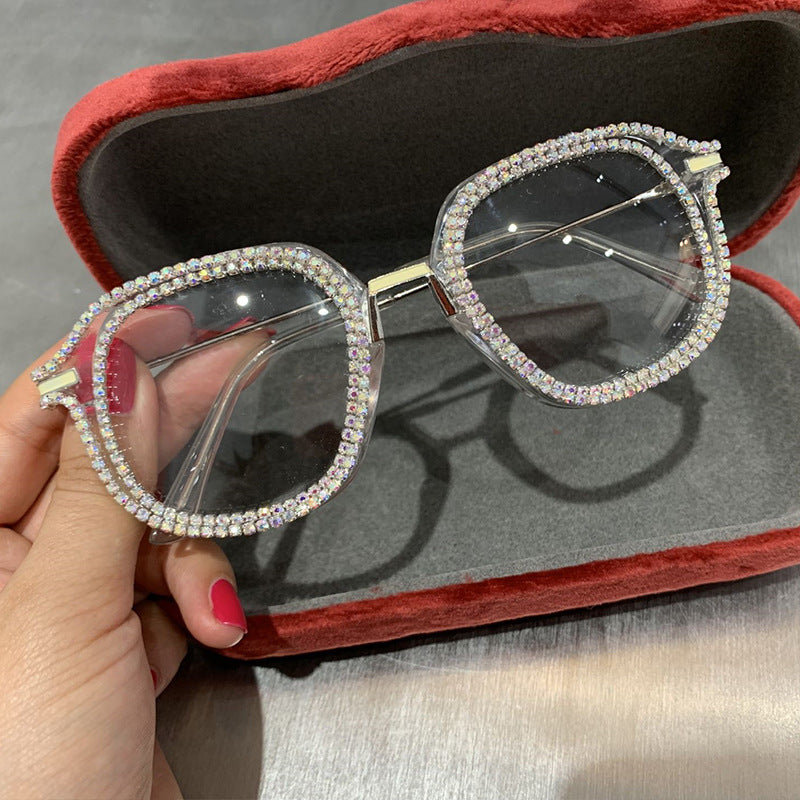 Gafas de sol de diamante UV400