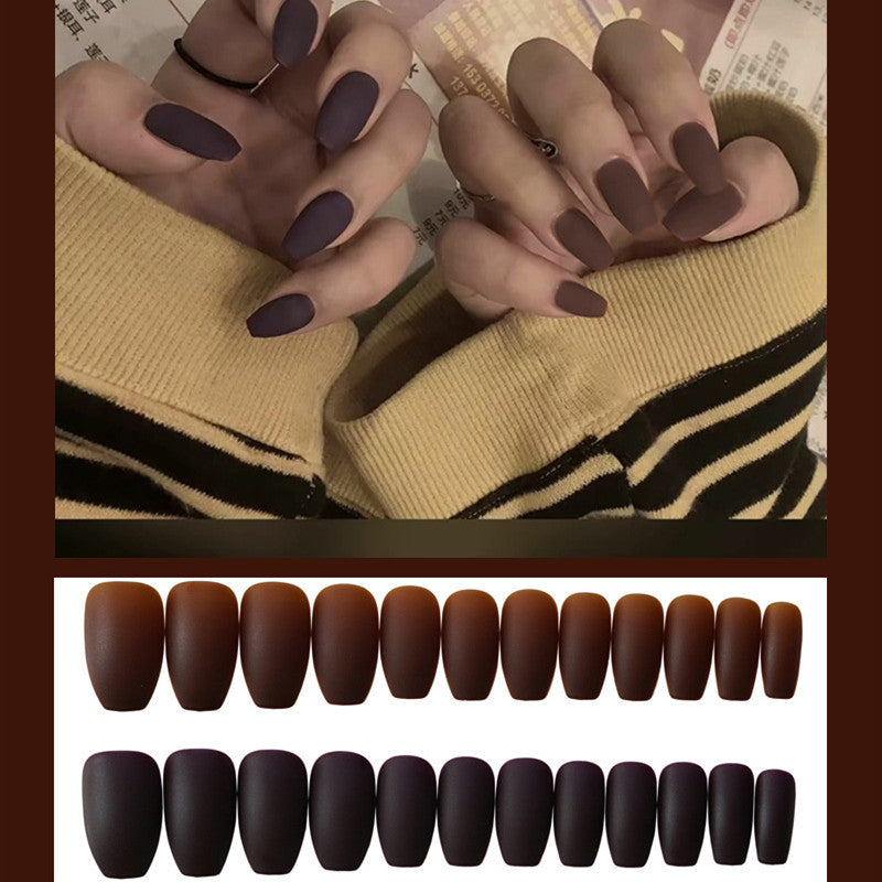 Uñas de ballet esmeriladas
