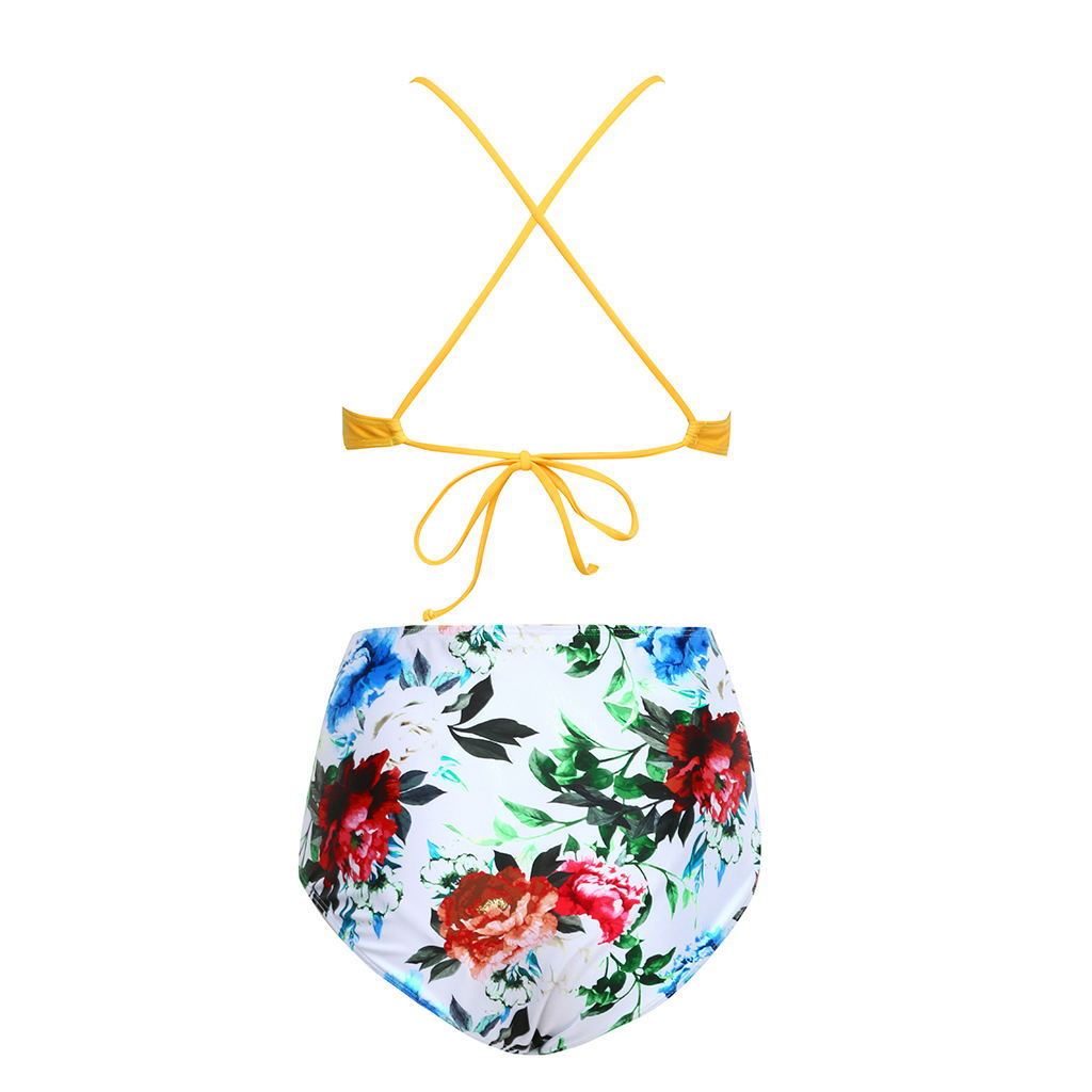 Maillot de bain fendu imprimé pour femmes enceintes