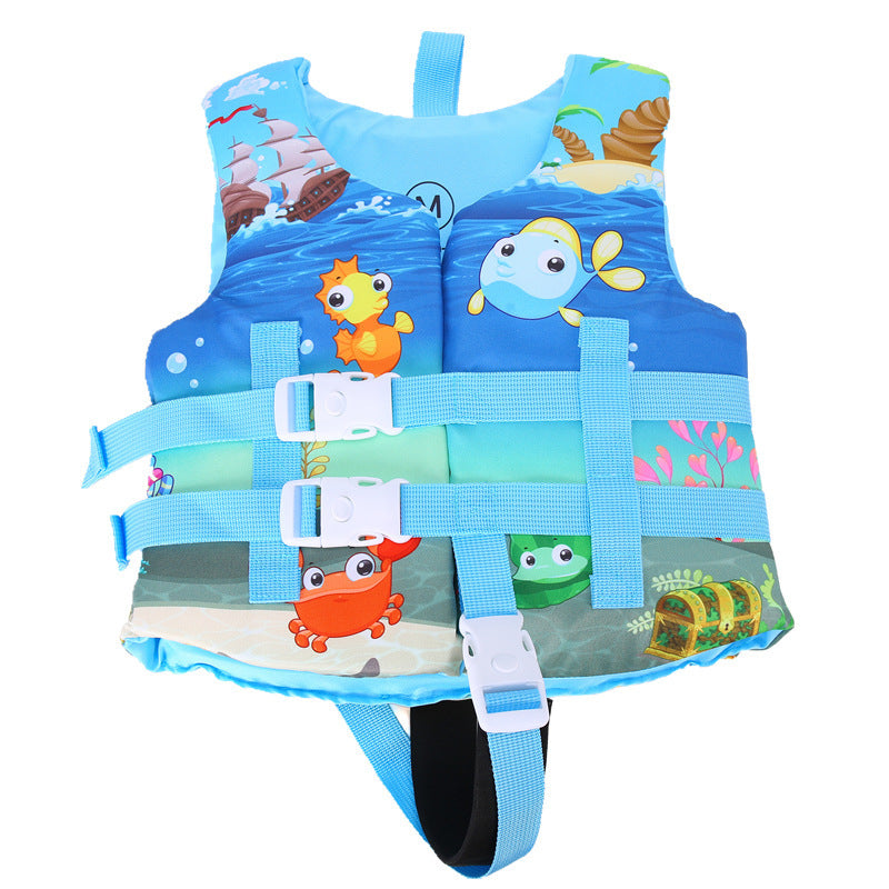 Gilet de sauvetage flottant pour enfants, veste pour filles, maillot de bain pour garçons, protection solaire, accessoires de piscine flottants pour la dérive en bateau