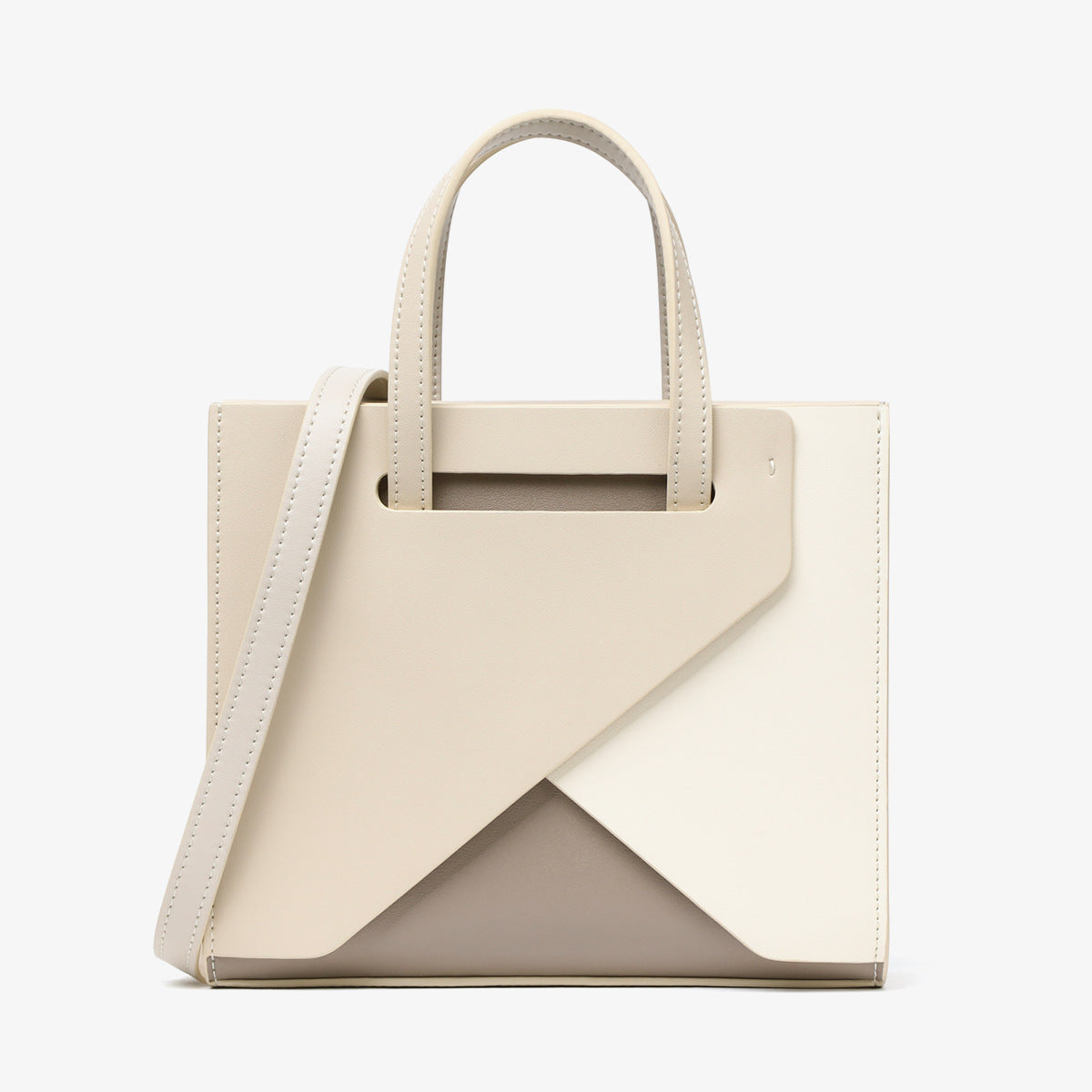 Sac bandoulière en cuir grande capacité pour femme