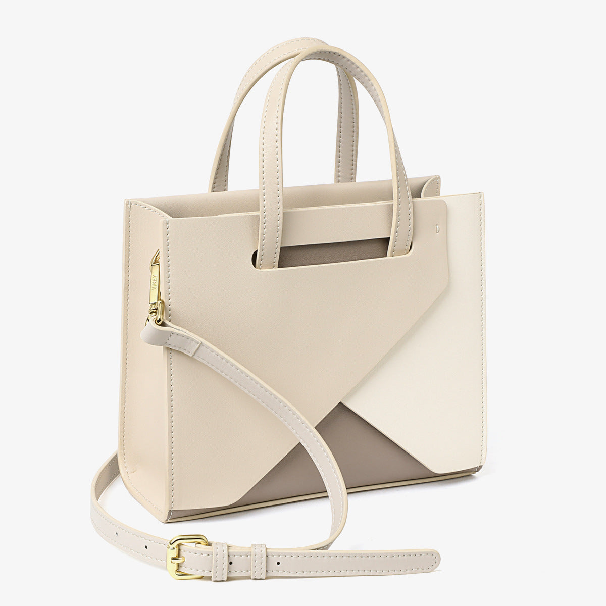 Sac bandoulière en cuir grande capacité pour femme