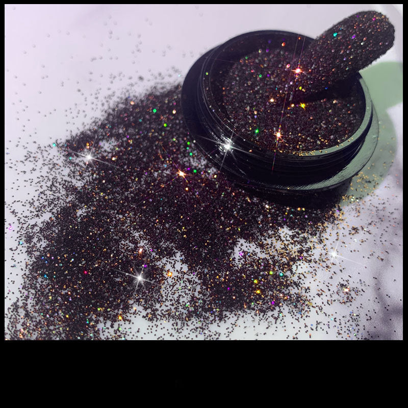 Glitter Flash Nails Crystal Diamond Powder Net Celebridad Vibrato