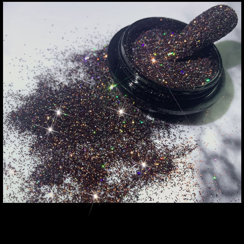 Glitter Flash Nails Crystal Diamond Powder Net Celebridad Vibrato