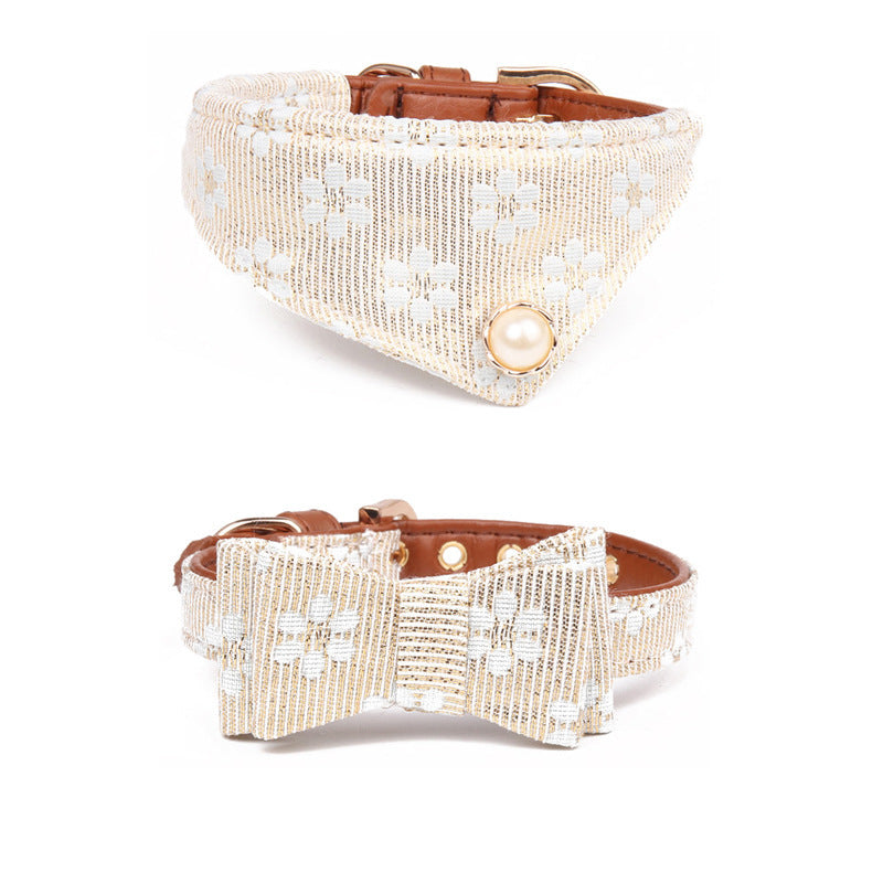 Patrón de collar de lazo para perro