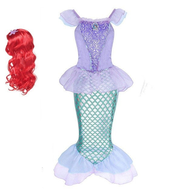 Vêtements d'Halloween sirène Ariel