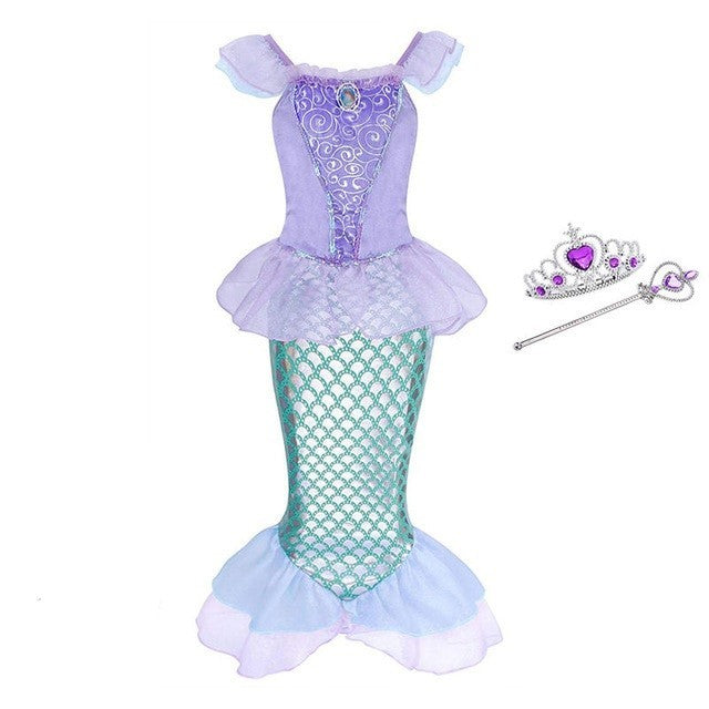 Vêtements d'Halloween sirène Ariel