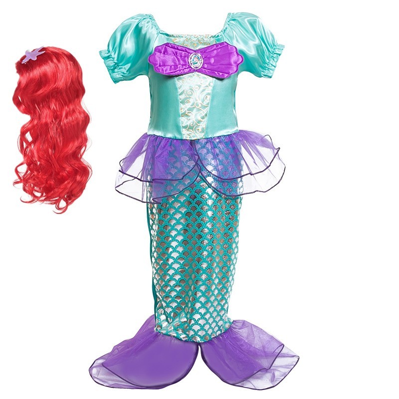 Vêtements d'Halloween sirène Ariel